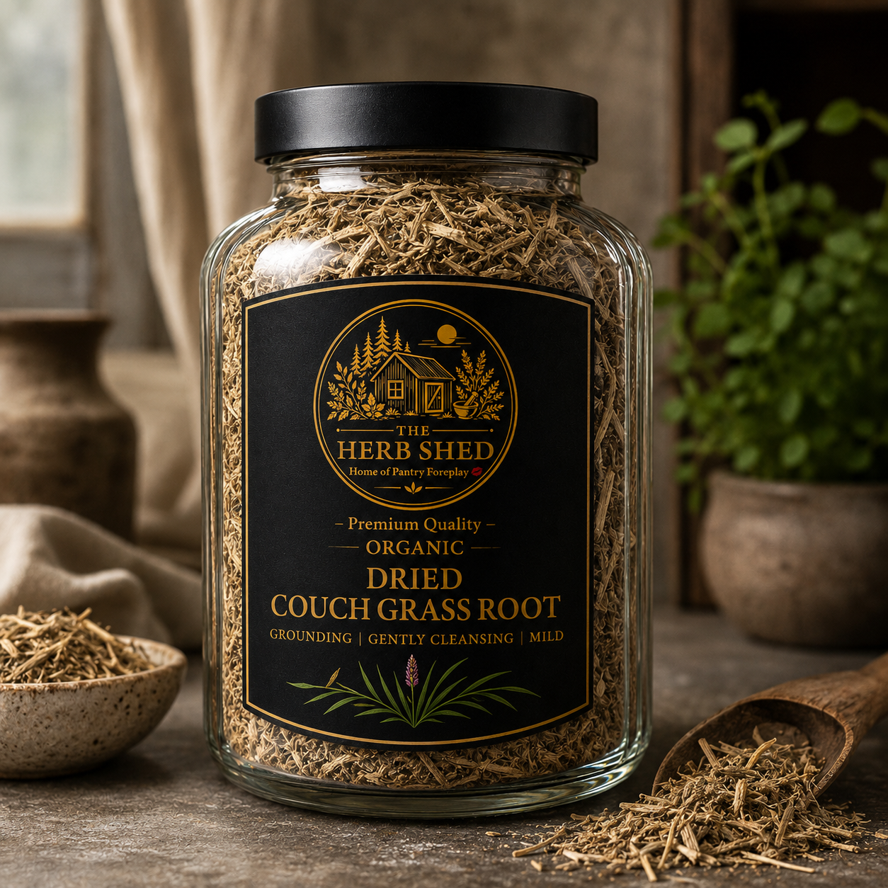 Couch Grass Root | Dried | Grounding | Gently Cleansing