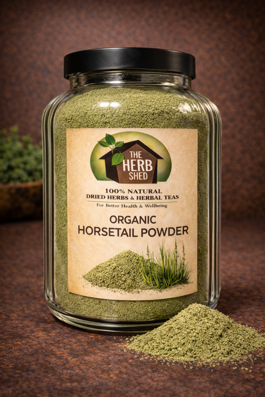 Horsetail Powder | Organic | Mineral Rich | Forest like Aroma
