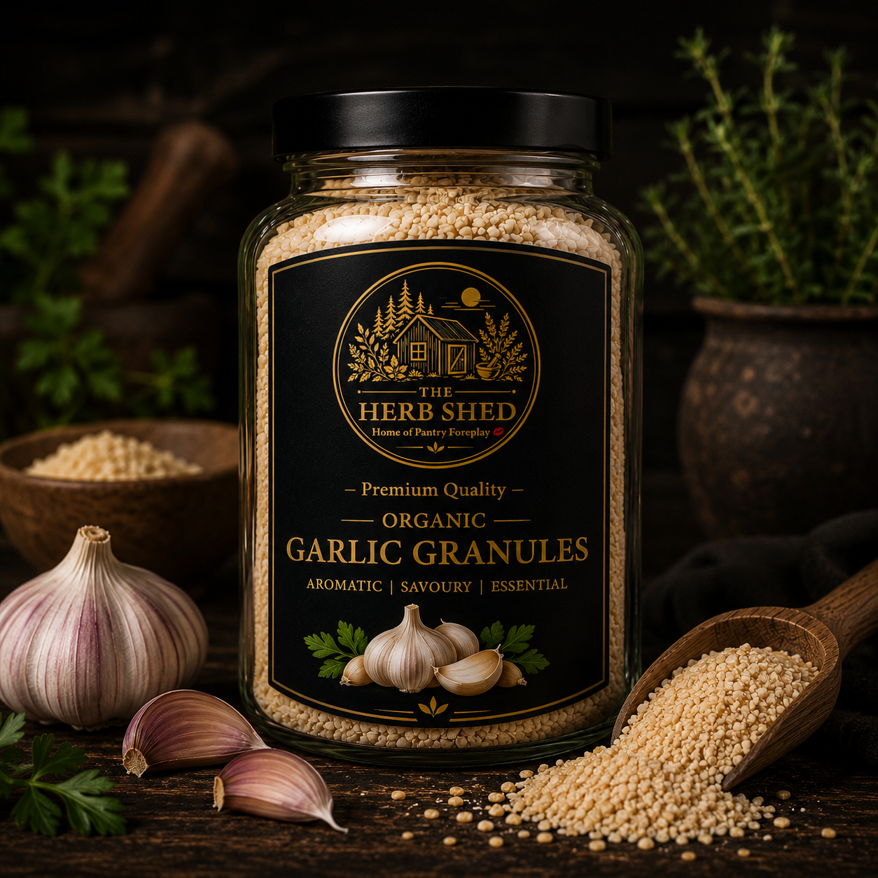 Garlic Granules | Organic | Savory | Sharp & Essential