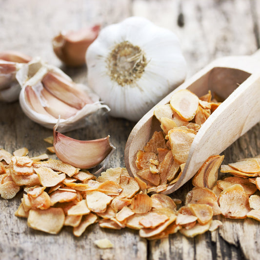 Garlic Flakes | Dried | Sliced | Golden