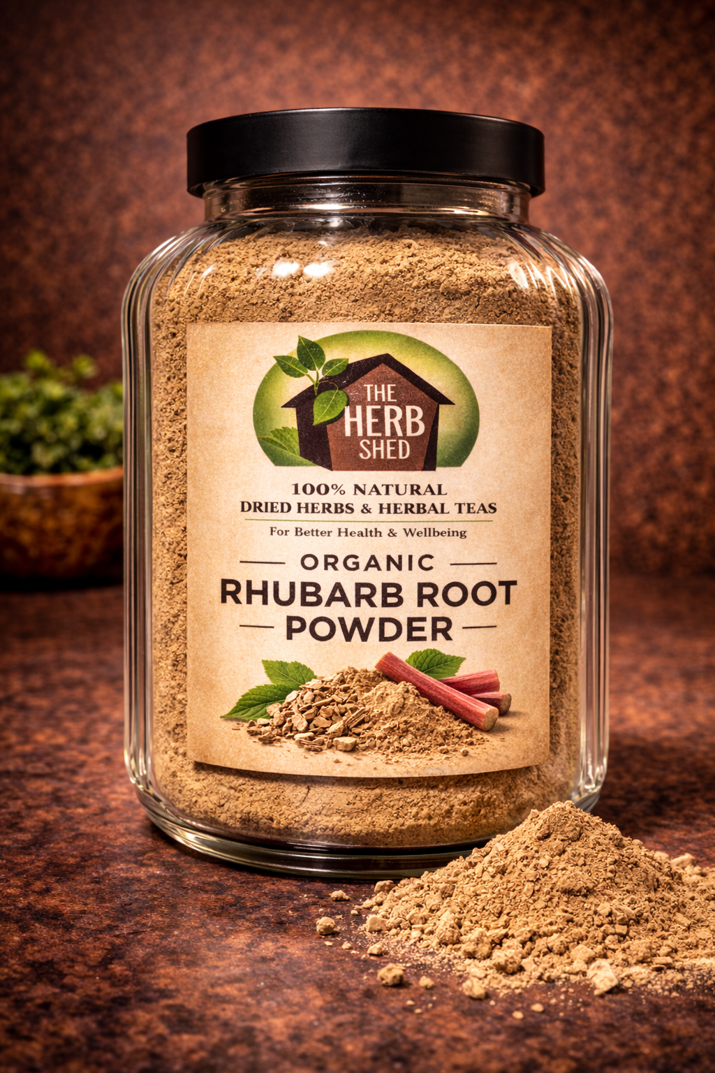 Rhubarb Root Powder | Organic | Earthy | Deep | Bitter