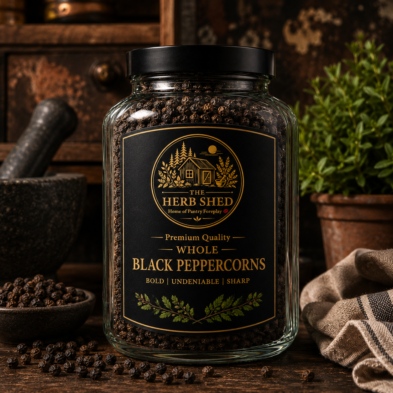 Black Peppercorns | Bold | Hot | Sharp & Undeniable