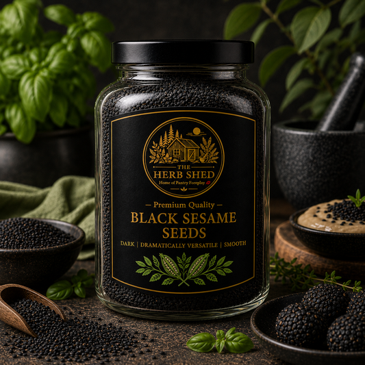 Black Sesame Seeds | Dark | Smooth | Striking