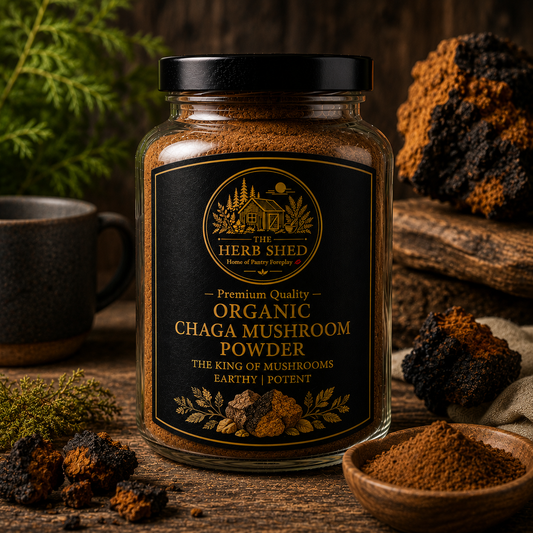 Chaga Mushroom Powder | Organic | Dark | Potent & Revered