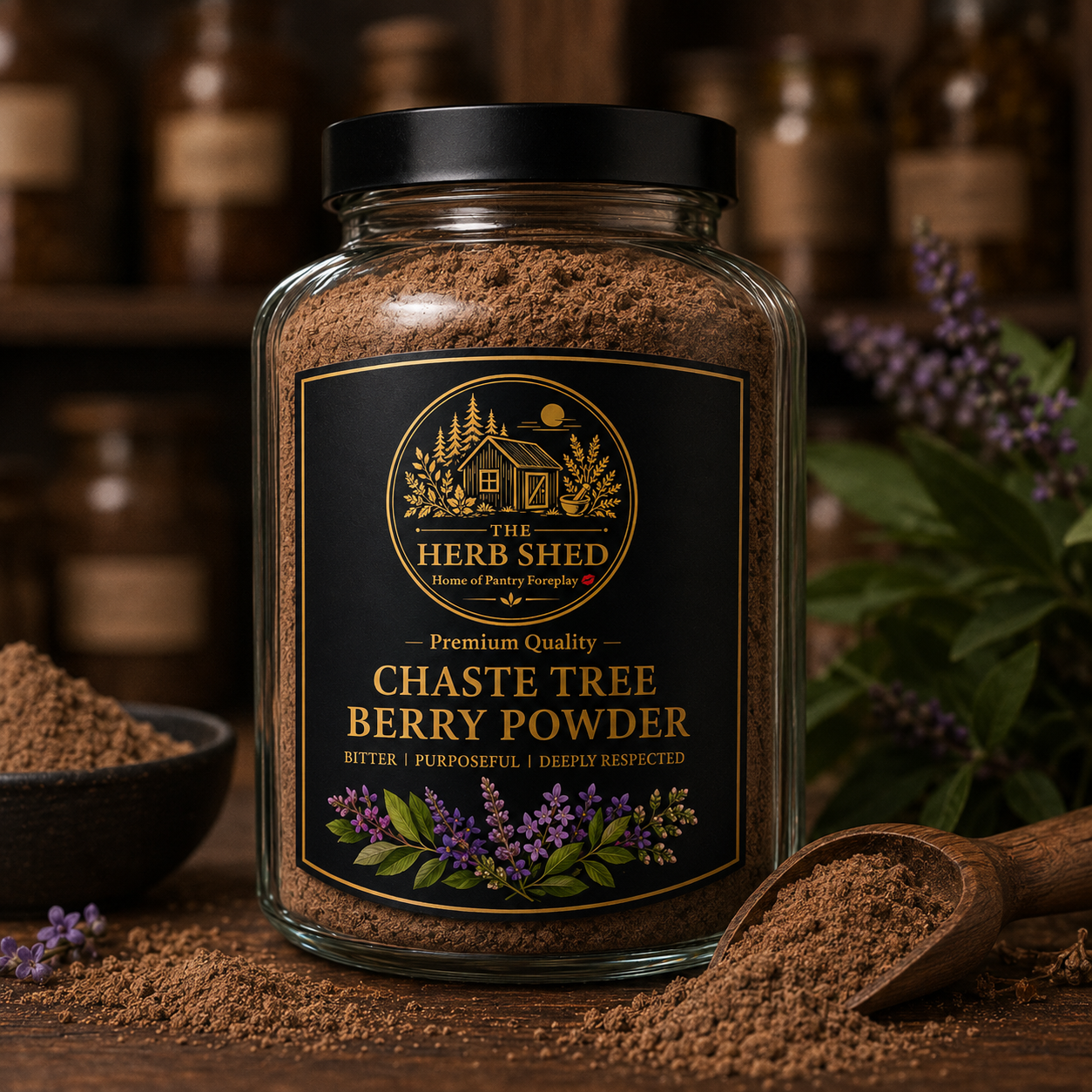 Chaste Tree Berry | Powder | Bitter, Balancing & Supportive