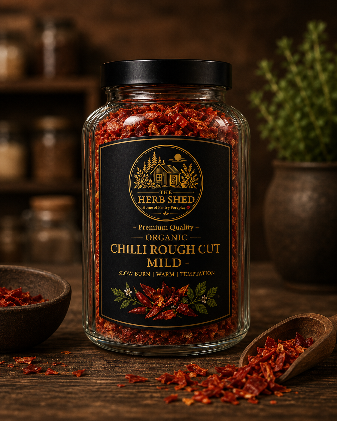 Chili Mild | Rough Cut | Organic | Slow Burn | Warm | Temptation