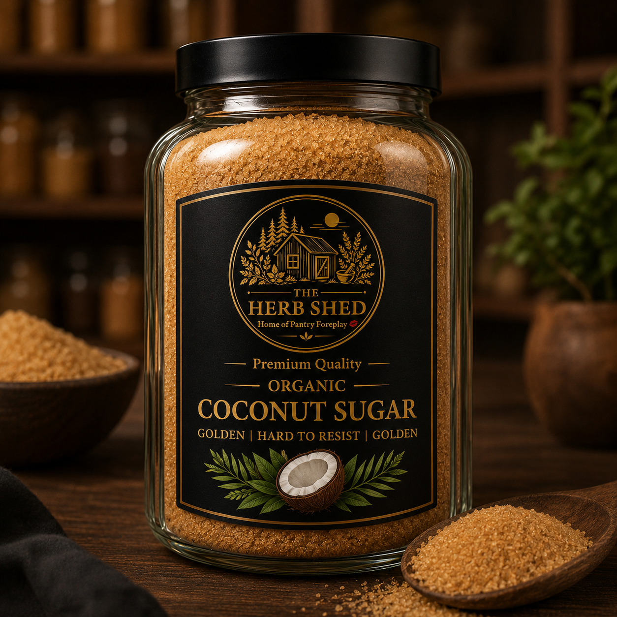 Coconut Sugar | Organic | Golden | Hard to Resist
