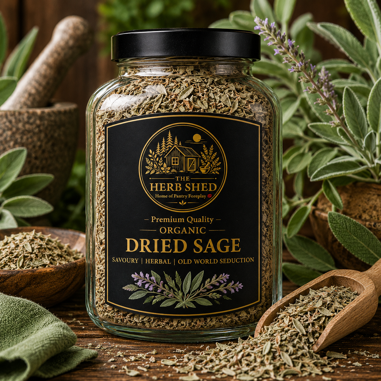 Dried Sage | Herbal | Deeply Savoury | Timeless