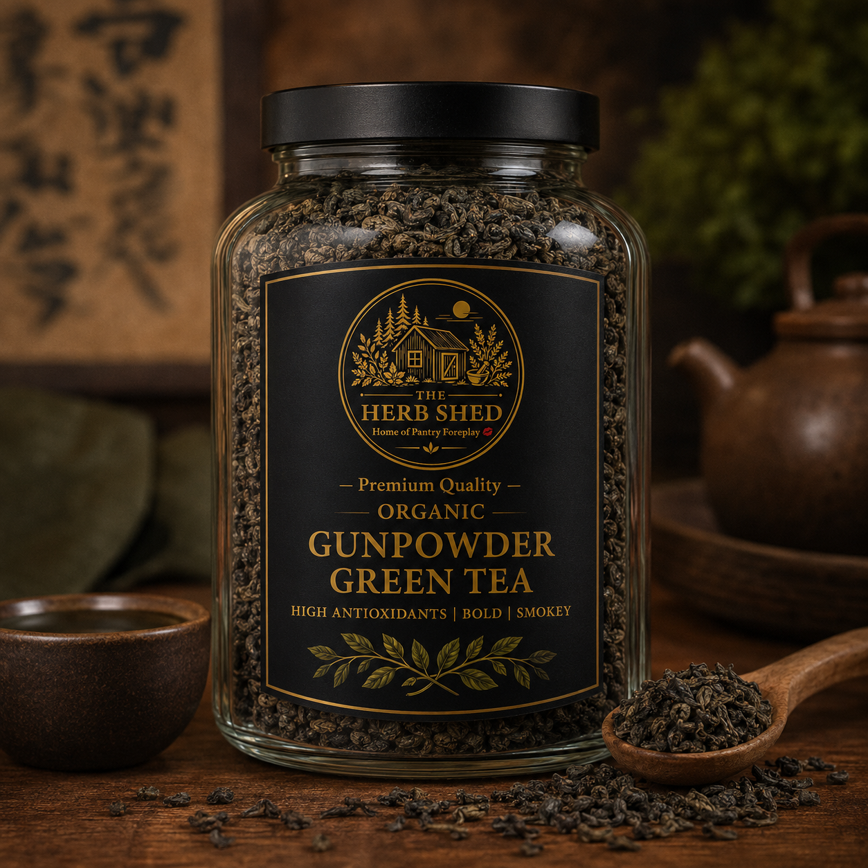 Gunpowder Green | Organic | High Antioxidants | Boldly Smokey