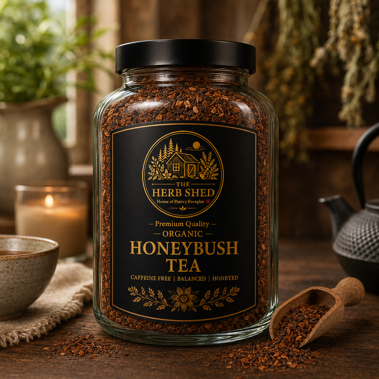 Honeybush | Organic | Caffeine-Free | Golden & Honeyed