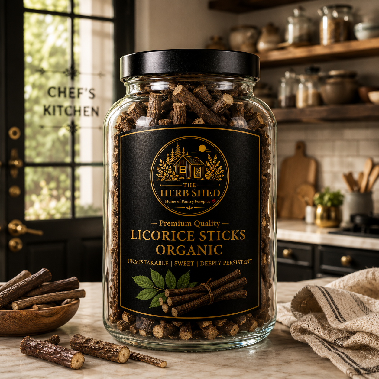 Licorice Sticks | Organic | Dried | Unmistakable
