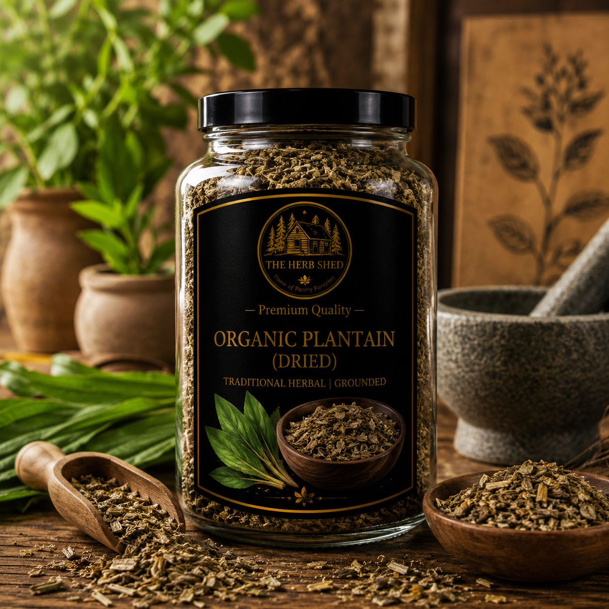Plantain Herb | Organic | Dried | Traditional Herbal