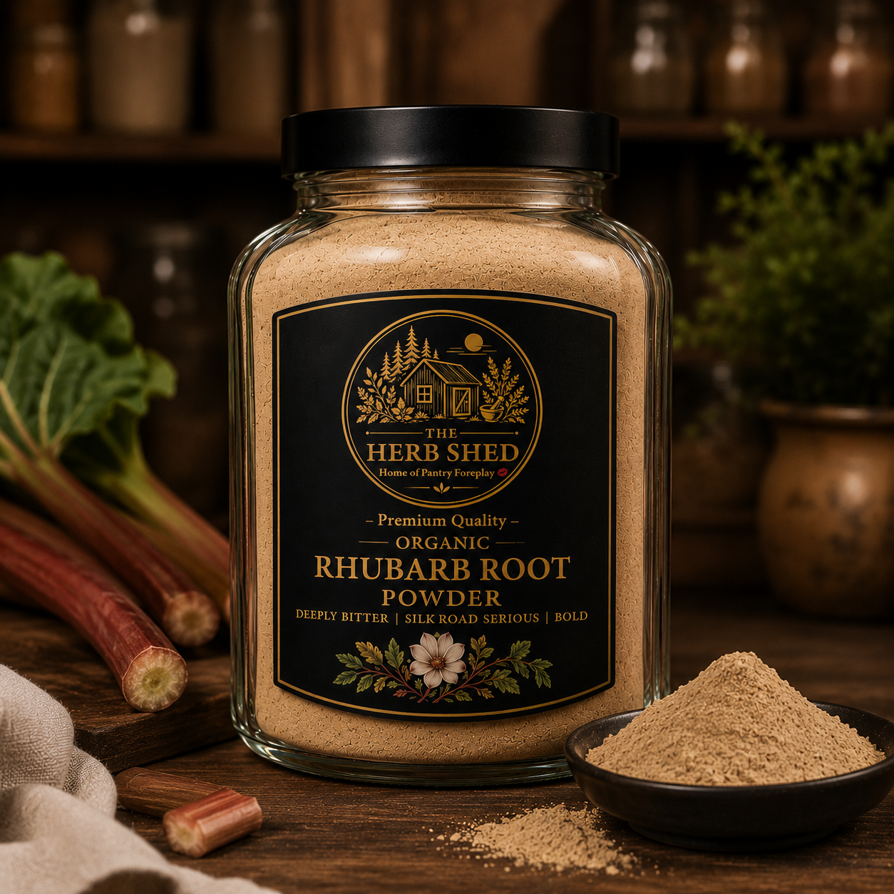 Rhubarb Root Powder | Organic | Earthy | Deeply Bitter