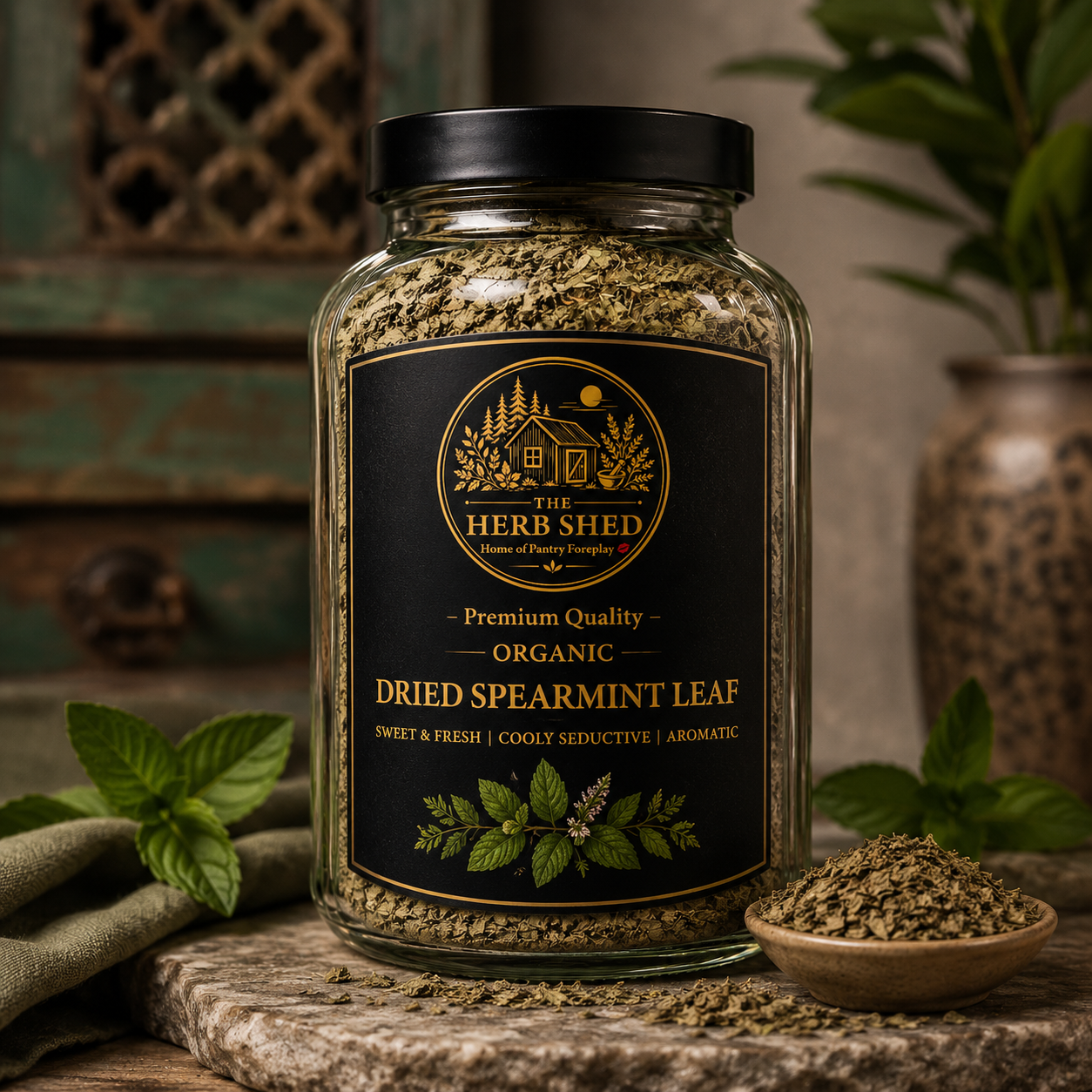 Spearmint Leaf Tea | Dried | Organic | Sweet & Fresh | Coolly Seductive