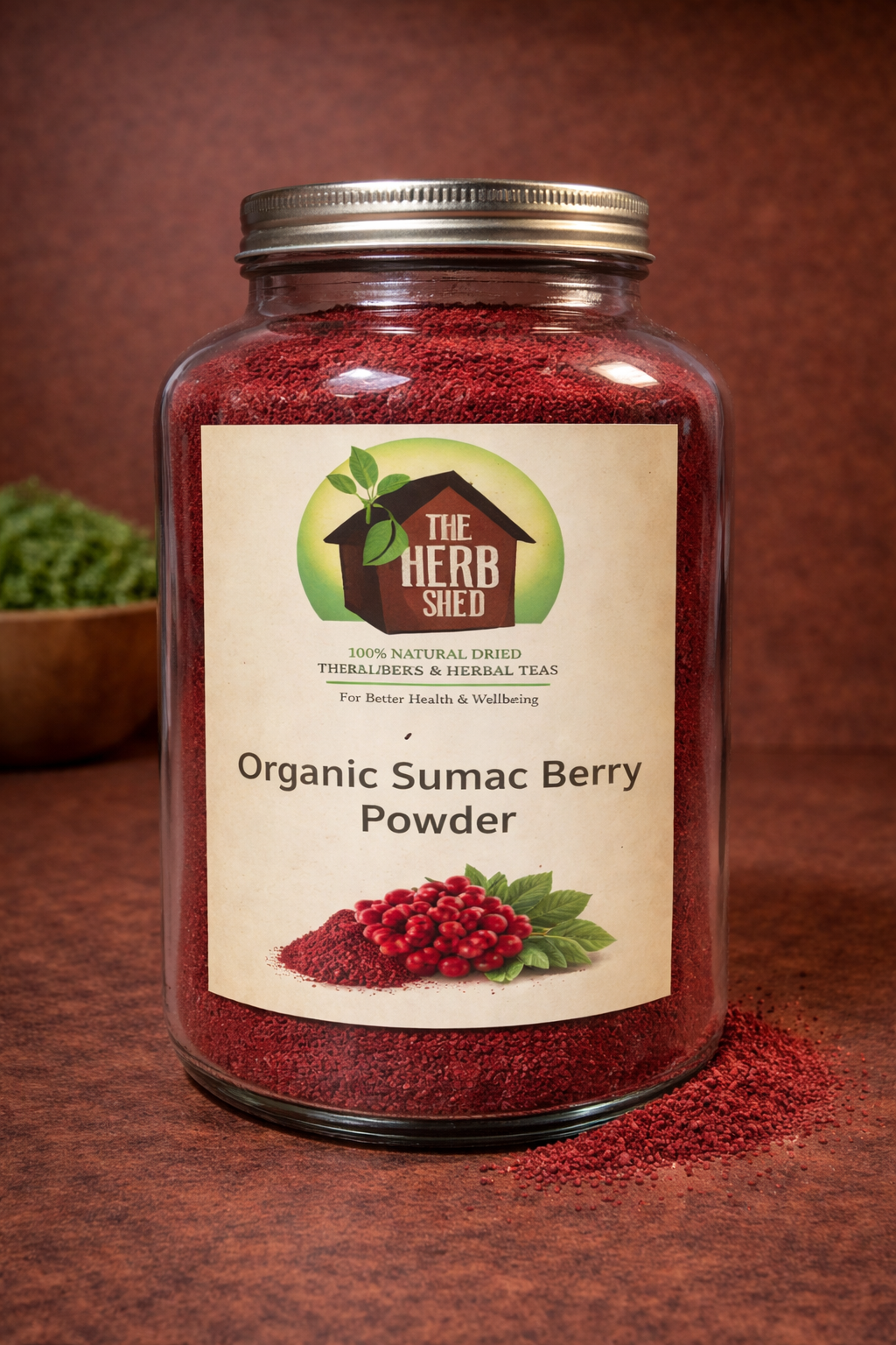 Sumac Berry Powder | Organic | Ruby Dust | Tangy & Bright