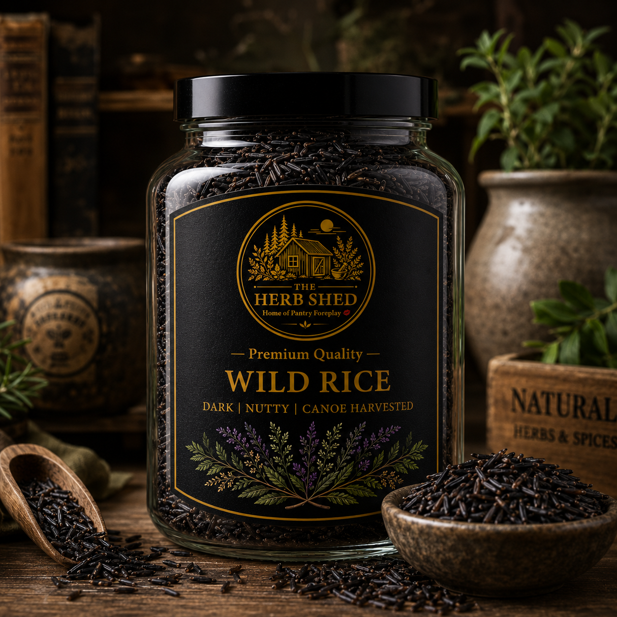 Wild Rice | Ancient Grain | Earthy | Dark & Nutty