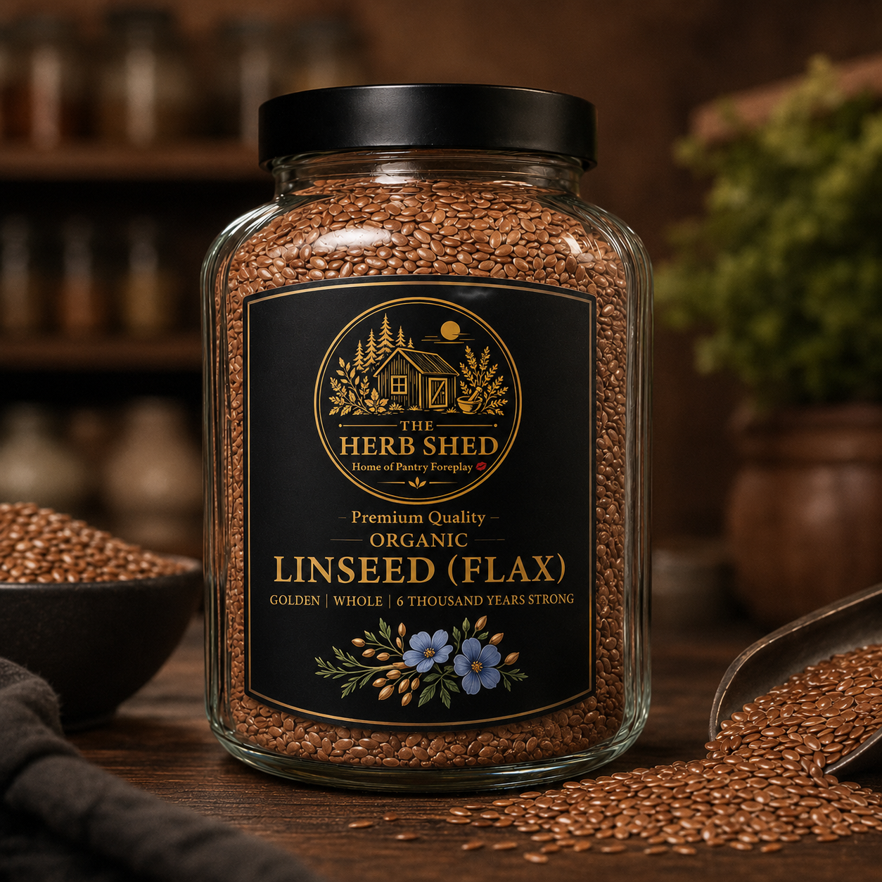 Linseed | Flaxseed | Organic | Golden & Whole