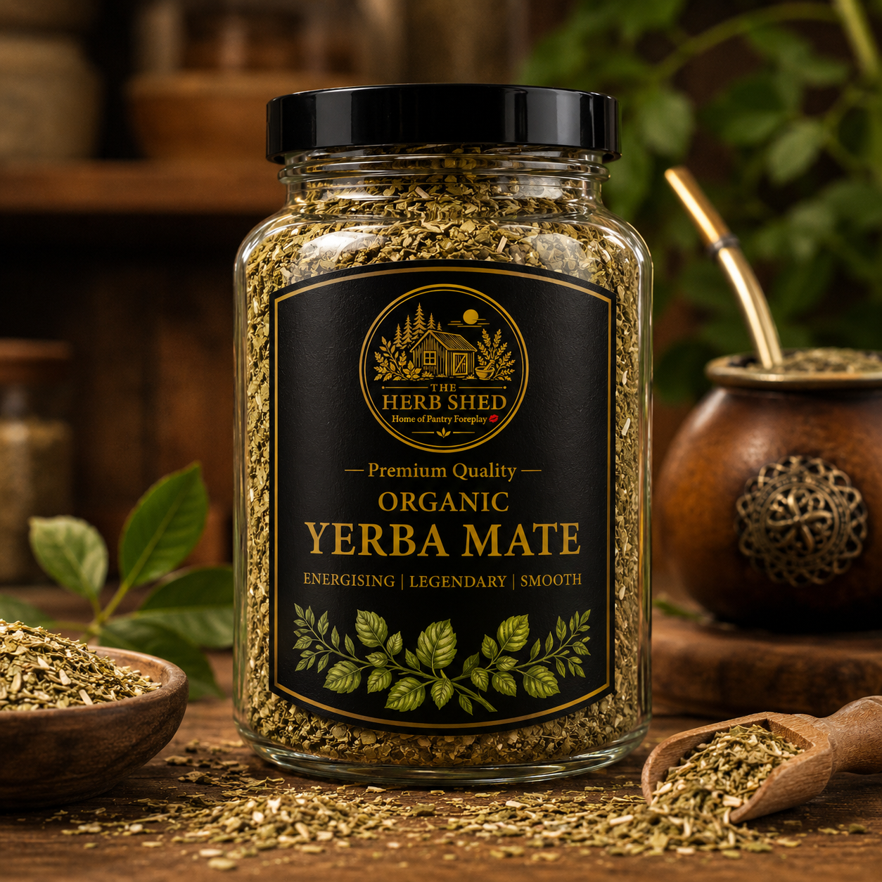 Loose leaf Yerba Mate tea from The Herb Shed